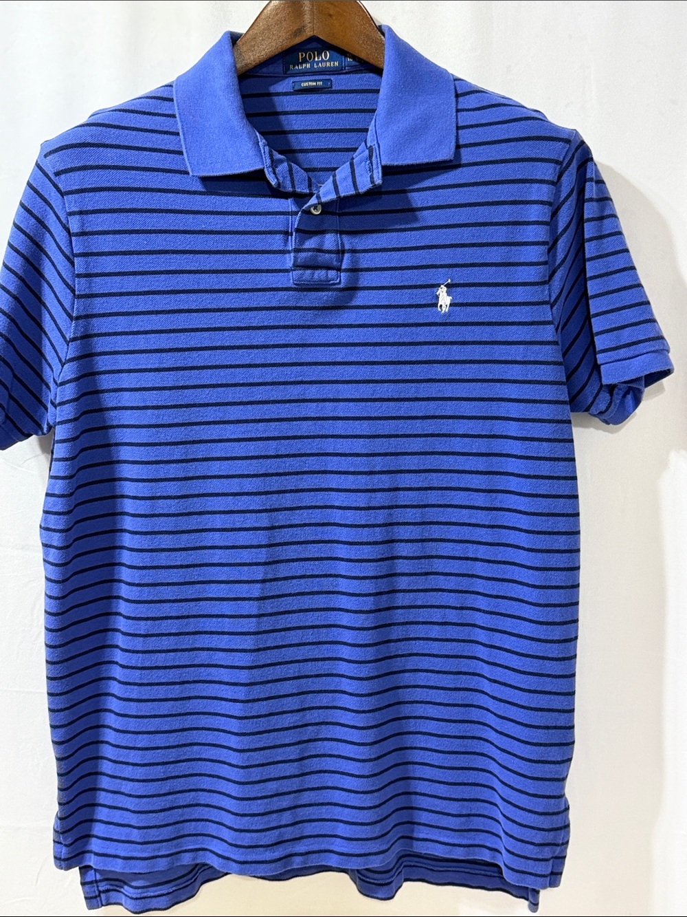Polo by Ralph Lauren Royal Blue Polo with Black Stripes